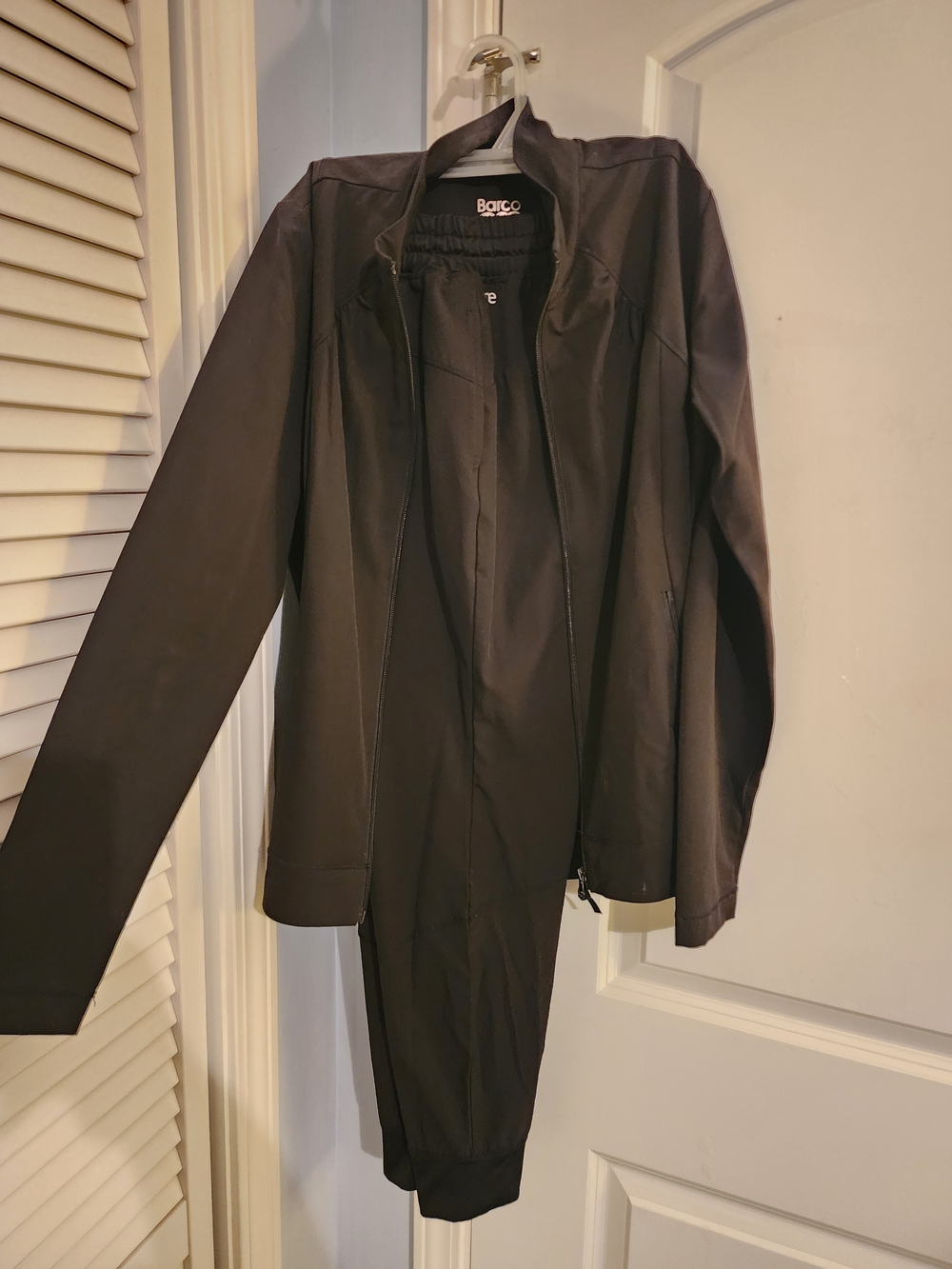 Barco One Black Medical Scrub Top - Size M